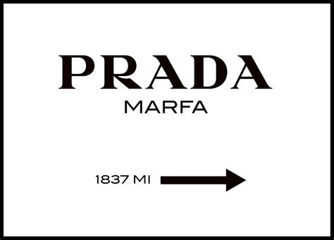 Prada marfa poster meaning